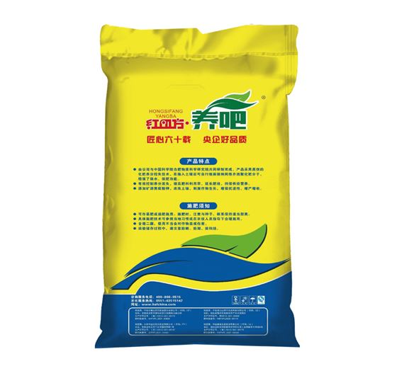 紅四方養吧增效控失肥40%（29-5-6），適用于小麥、玉米、水稻等大田作物