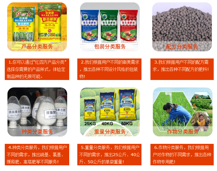 紅四方復合肥量身定制服務