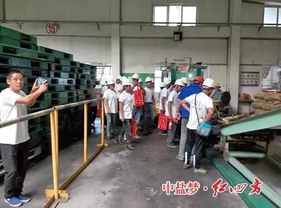 參觀復合肥生產車間圖1.