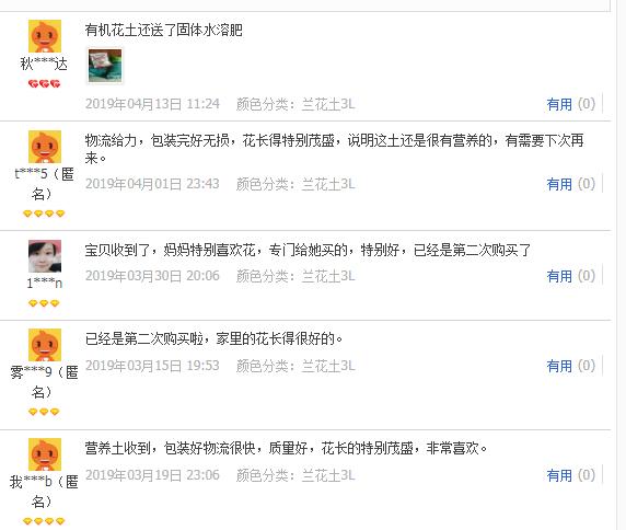 蘭花土使用反饋評價